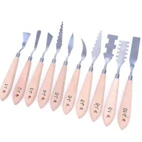 10pcs/set Palette Knife | Oil Painting Acrylic Scraper | Texture Knife | Oil Painting Shovel | Palette Knife | Art Painting Tools