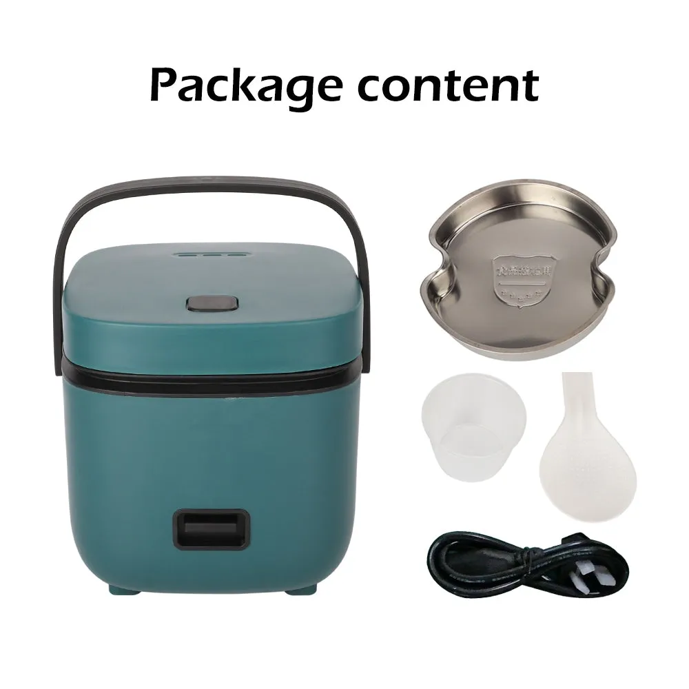 1.2L Non-stick Mini Rice Cooker with Accessories, Blue