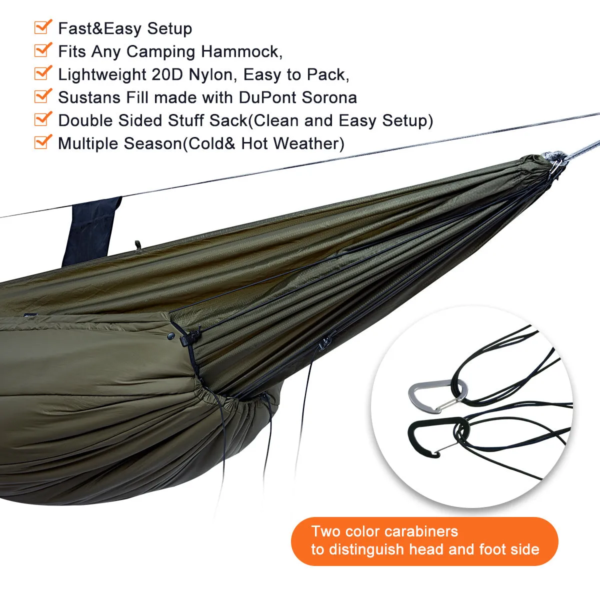 3/4 Size Hammock Underquilt