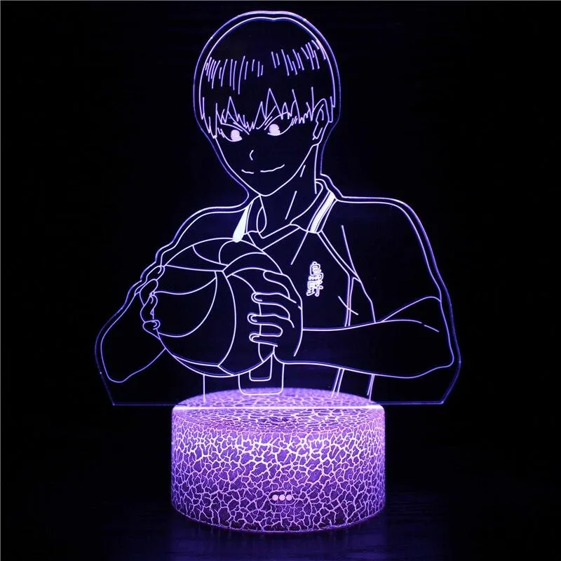 3d Lamp Anime Haikyuu Tendou Satori Light Children's Toys Bedroom Decoration Birthday Gift Comic Night Light Tendou Lamp Haikyu