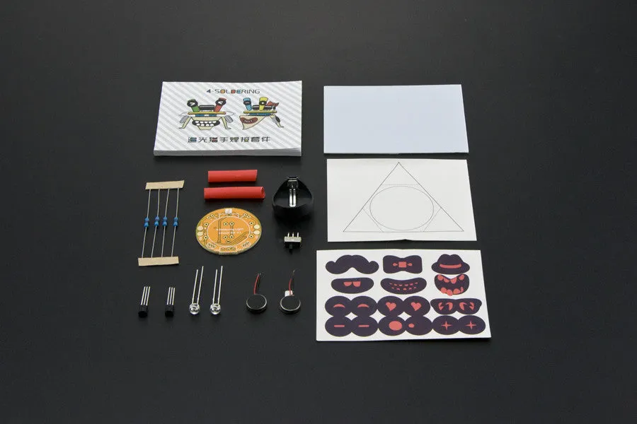 4-Soldering Light Chaser Robot Kit