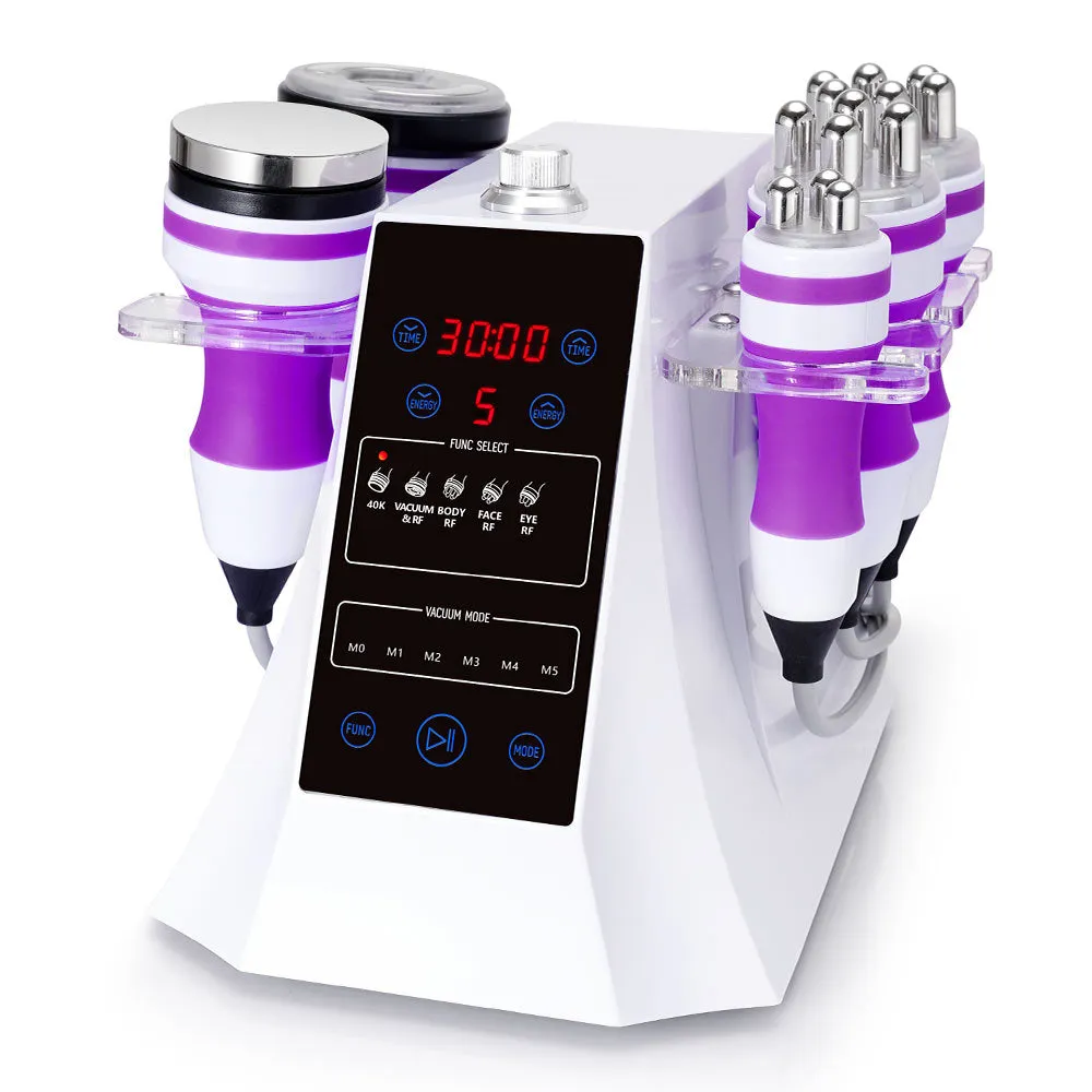 5 In 1 Ultrasonic Cavitation Vacuum Radio Frequency Body Slimming Skin Lifting Beauty Machine