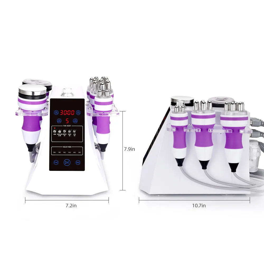 5 In 1 Ultrasonic Cavitation Vacuum Radio Frequency Body Slimming Skin Lifting Beauty Machine