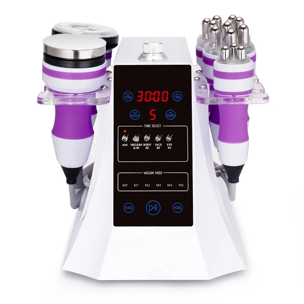 5 In 1 Ultrasonic Cavitation Vacuum Radio Frequency Body Slimming Skin Lifting Beauty Machine