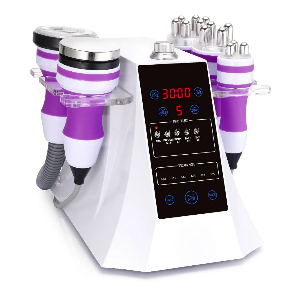 5 In 1 Ultrasonic Cavitation Vacuum Radio Frequency Body Slimming Skin Lifting Beauty Machine