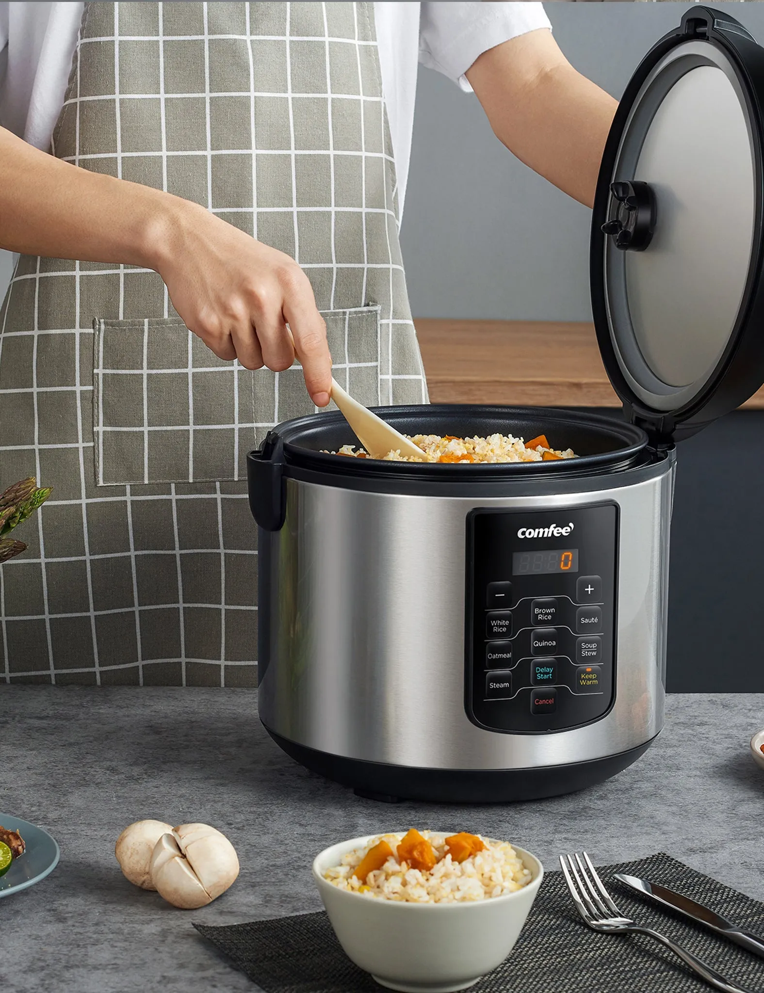 5.2 Qt Stainless Steel Rice Cooker