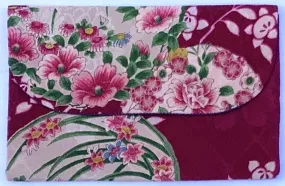 75836:Handmade Clutch Bag from 1930s-1950s Japanese Arai-Hari Kimono Fabrics