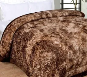 Ab Home Decor Super Soft Microfibre Heavy Quilt-Razai-Rajai for Winter for Double Bed King Size-Coffee