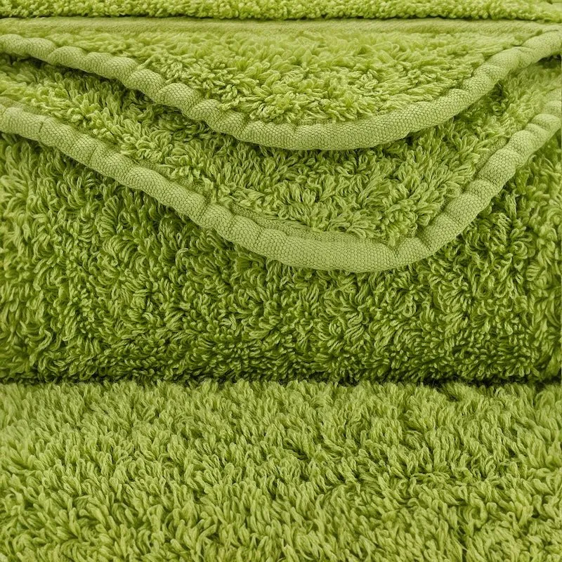 Abyss Super Pile Euro Guest Towel 17X24 Apple Green 165