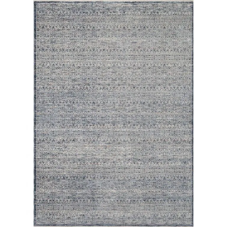 Amber Lewis x Loloi Zuma Rug - Denim Ivory