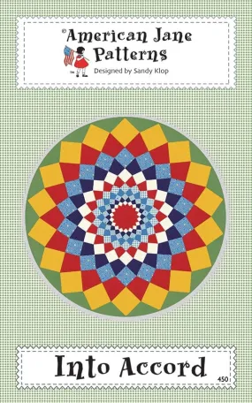 American Jane Patterns Into Accord Circle Quilt Pattern