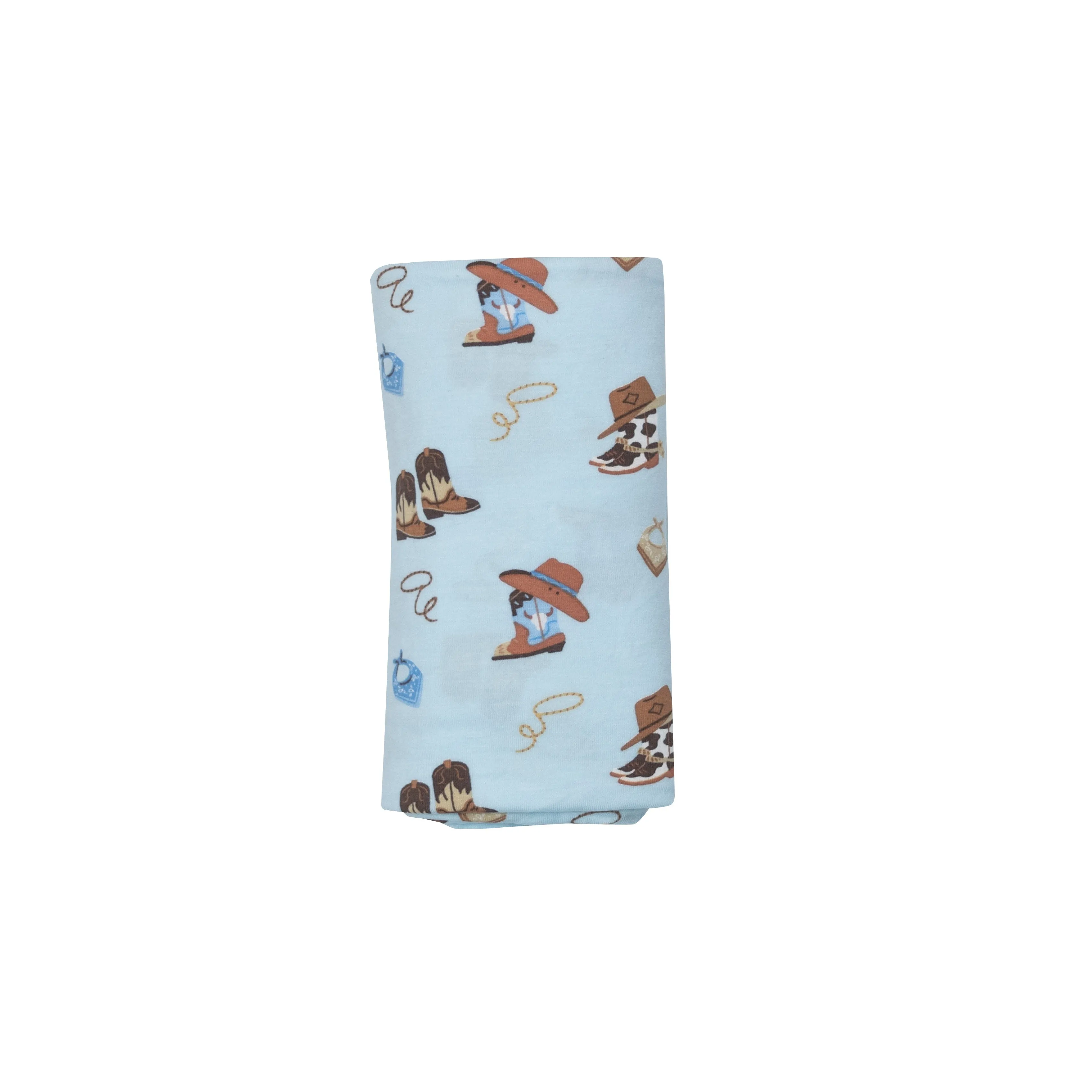 Angel Dear Cowboy Boots Swaddling Blanket