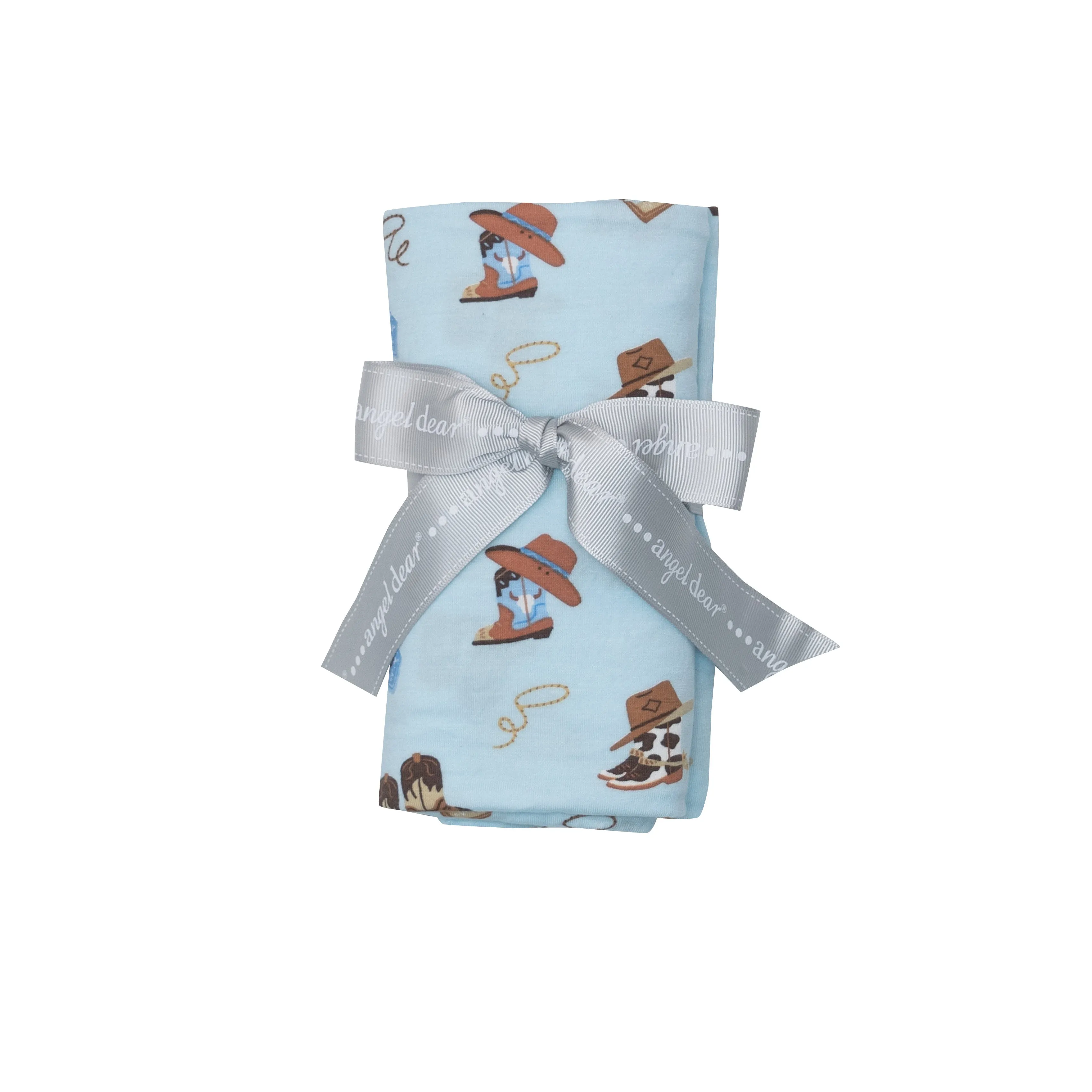 Angel Dear Cowboy Boots Swaddling Blanket