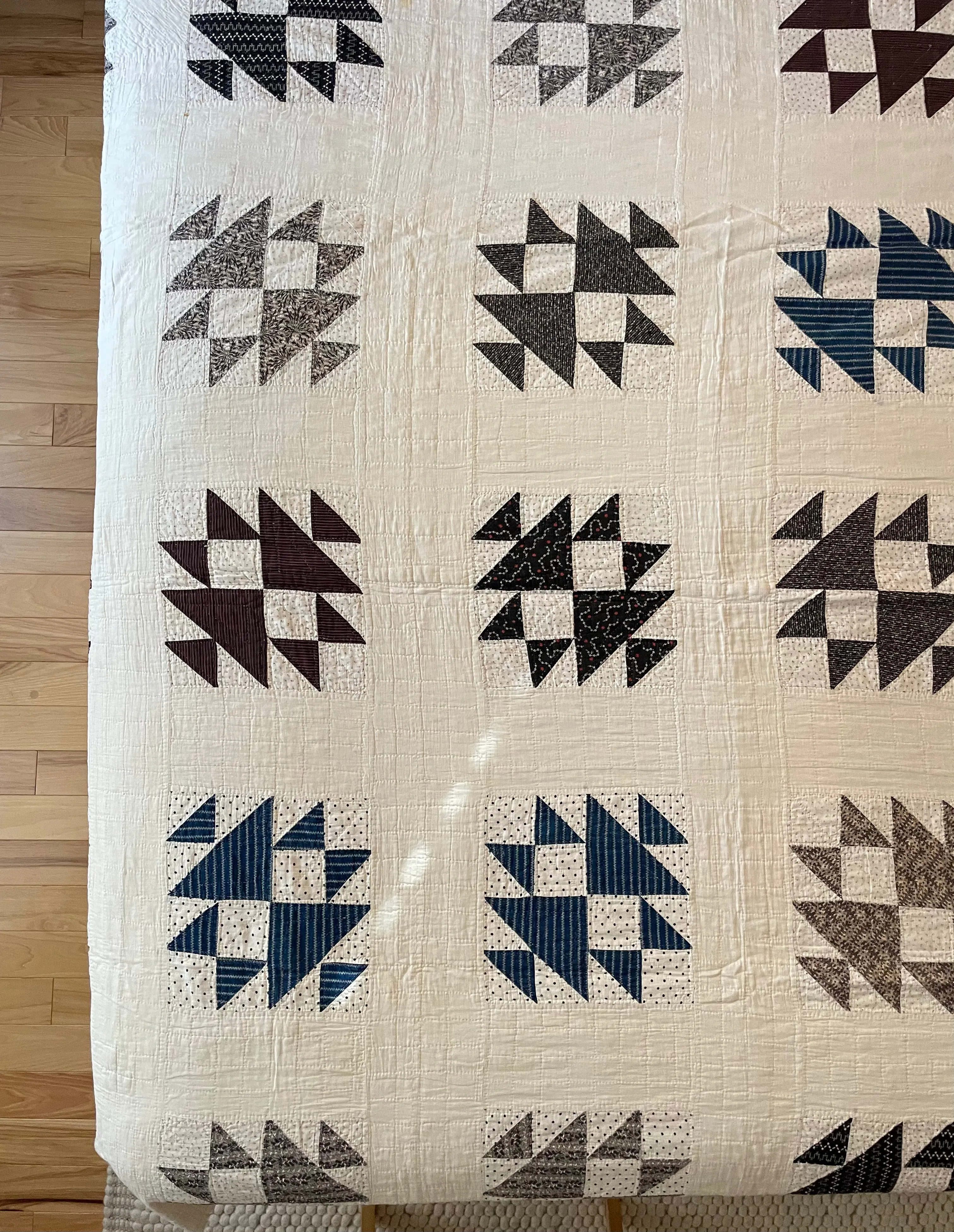 Antique Goose & Gosling Quilt