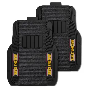 Arizona State Sun Devils 2 Piece Deluxe Car Mat Set