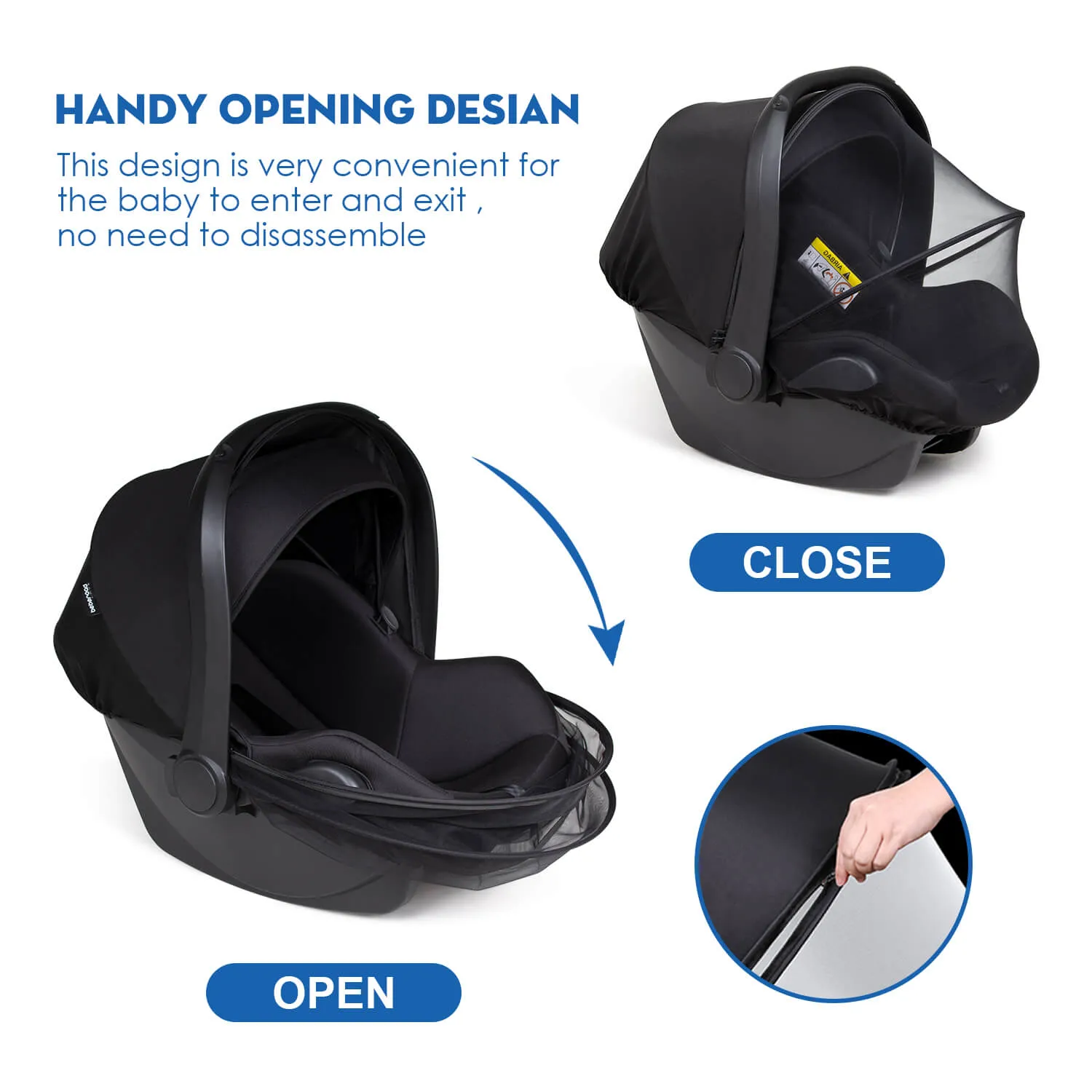 Baby Car Seat Mosquito Net