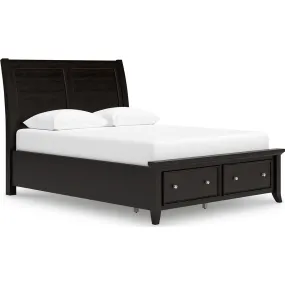 Bambori-Exclusive Sleigh Storage Bed