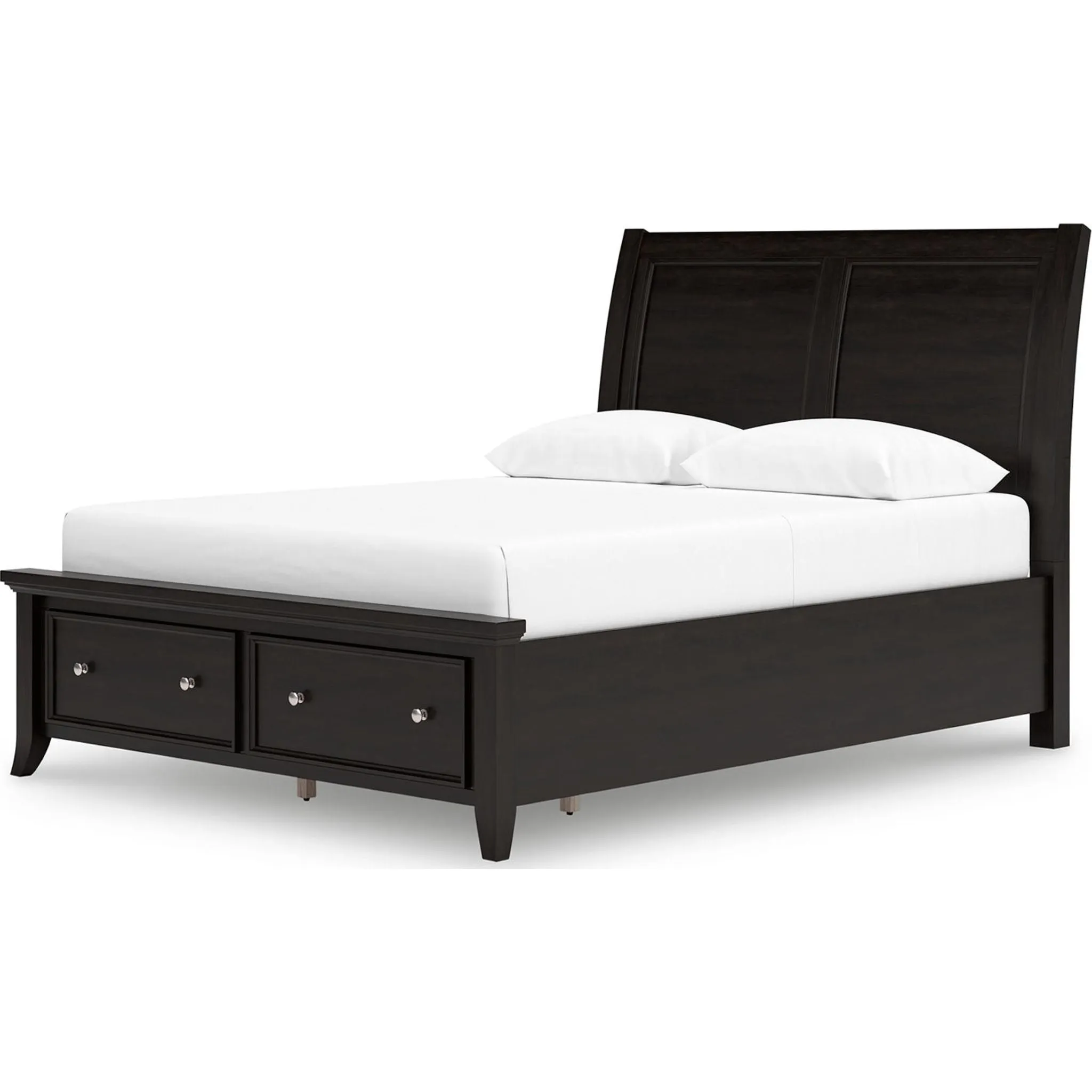 Bambori-Exclusive Sleigh Storage Bed