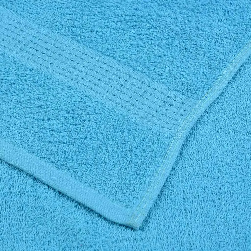 Bath Towels 4 pcs Turquoise 100x150 cm 360 gsm 100% Cotton