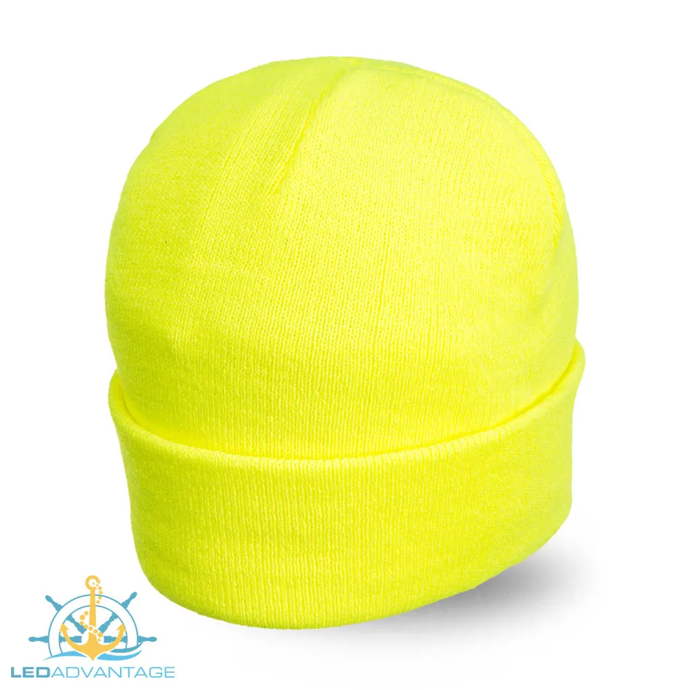 Beanie LED Head Light USB Rechargeable (Available in: Black, Navy, Yellow & Orange)