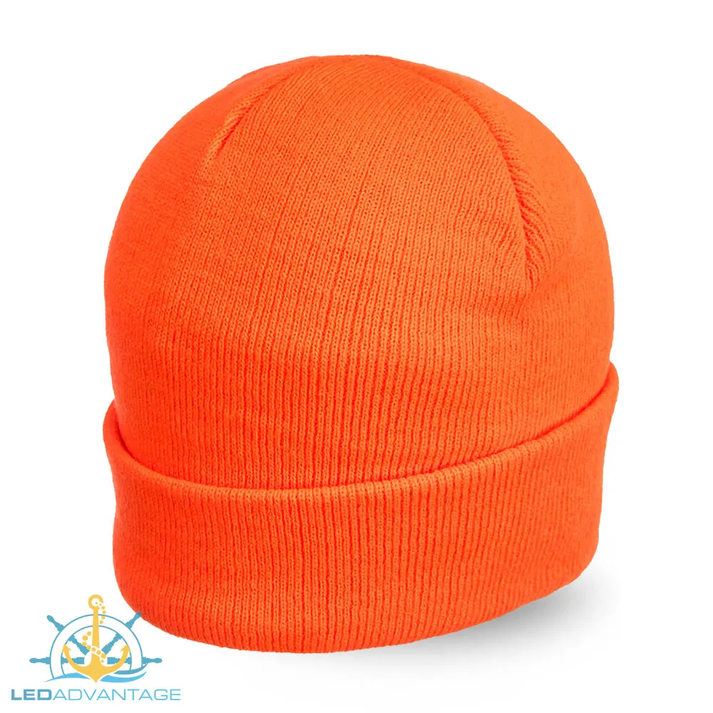 Beanie LED Head Light USB Rechargeable (Available in: Black, Navy, Yellow & Orange)