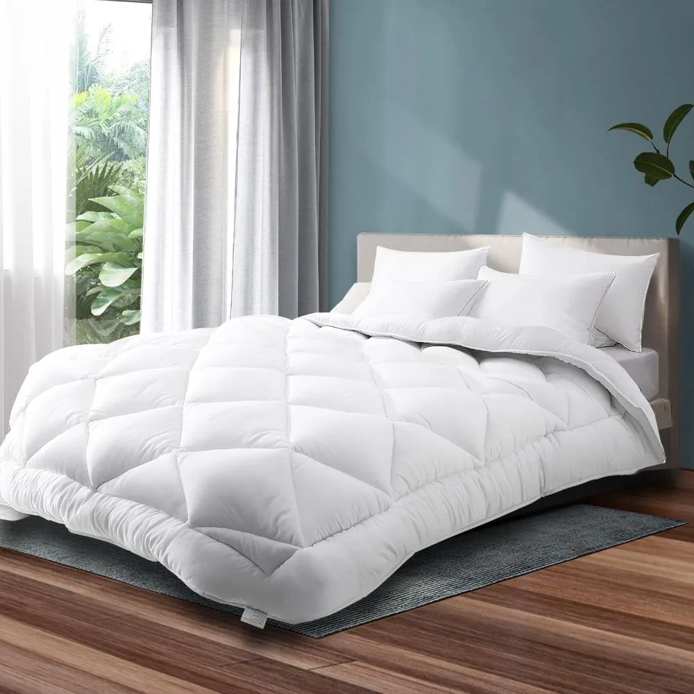 Bedra Microfibre Bamboo Winter Quilt 750GSM Microfiber Duvet Doona King