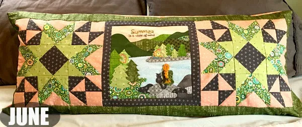 Bench Pillow Series- Summer Pines (June)