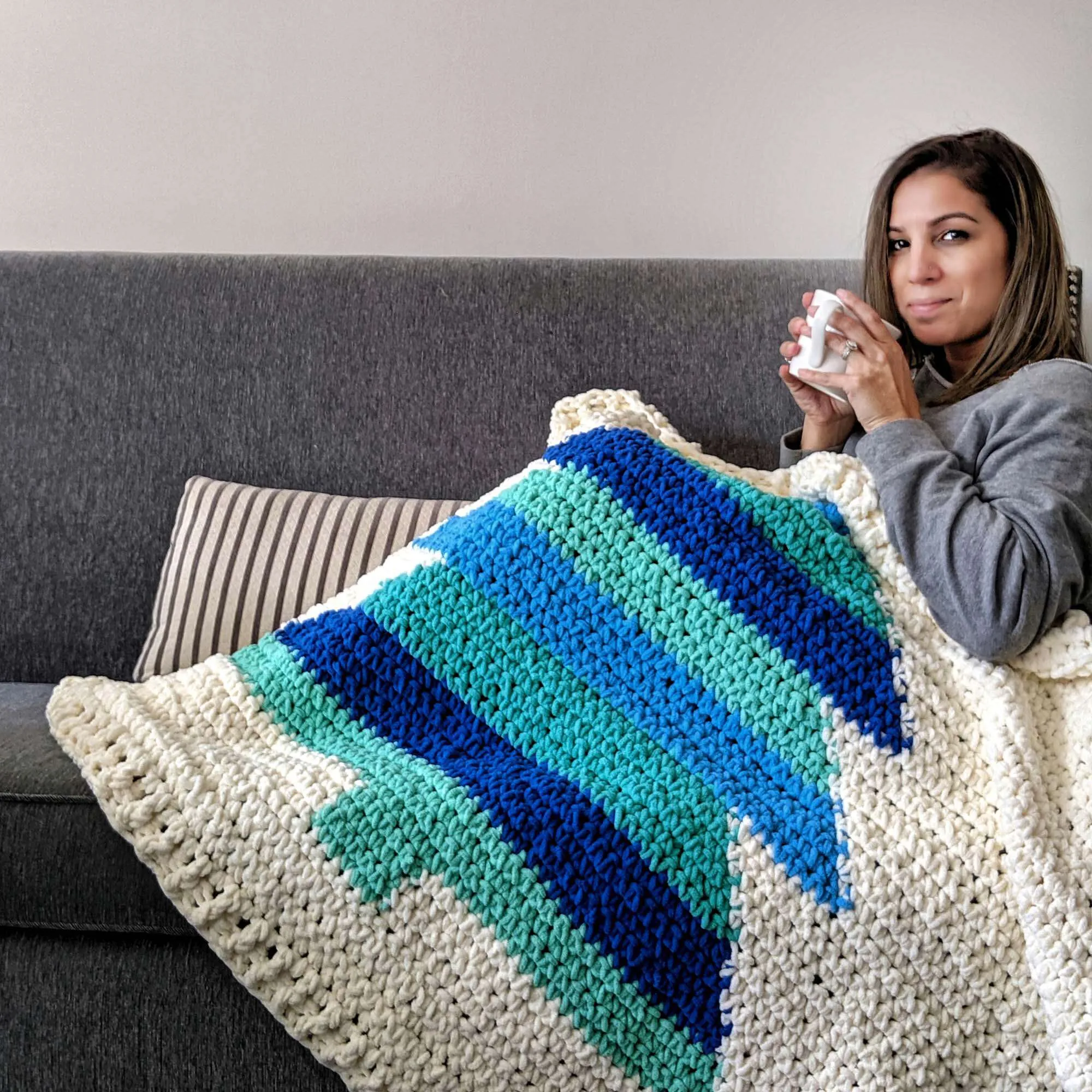 Bernat Cozy Crochet Tree Blanket