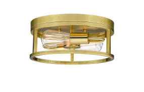 Bethel International 2 Light Flush Mount Model: YS2180C12GD