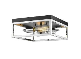 Bethel International 2 Light Flush Mount Model: YS2181C12BCH