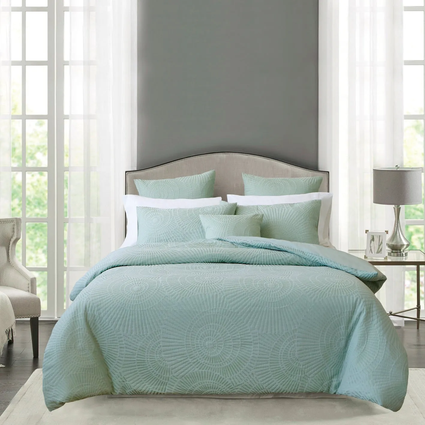 Bianca Bedding Byron Sage Quilt Cover Set