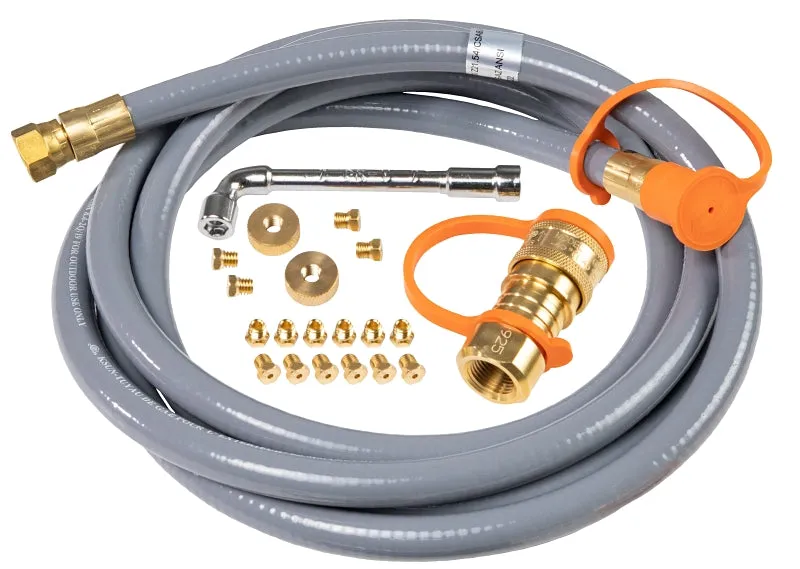 Blackstone 5249 Natural Gas Conversion Kit, Brass/Rubber, Gray :EA: QUANTITY: 1