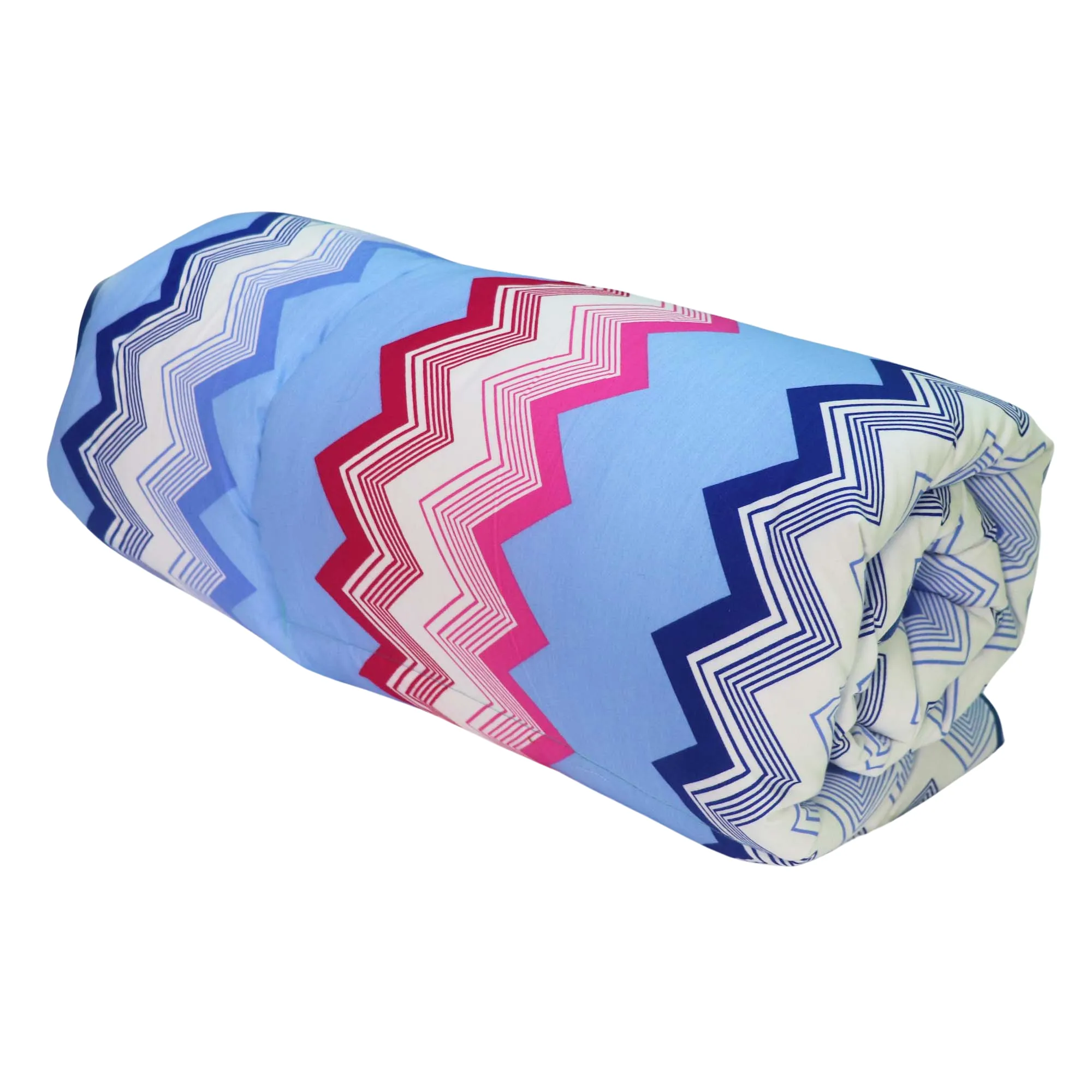 Blue Chevron - Baby Quilt | Baby Blanket