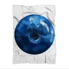 Blueberry Sublimation Throw Blanket