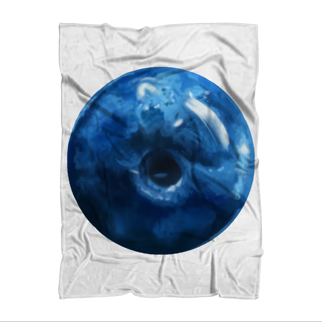 Blueberry Sublimation Throw Blanket