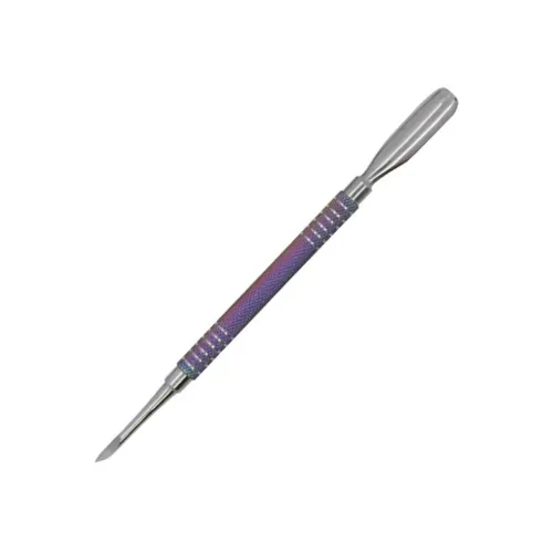 Body Toolz - Titanium Cuticle Pusher/Cleaner Rainbow (3006)