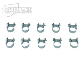 BOOST Products 10 Pack HD Mini Clamps, 20-22mm (25/32 - 7/8") Range