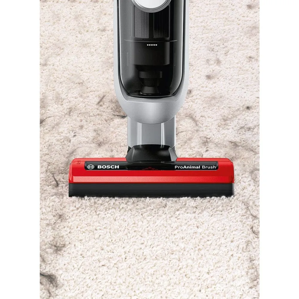 Bosch BCH7PETGB Athlet Serie 8 ProAnimal 32.4V Cordless Vacuum Cleaner, upto 75 minutes runtime Red