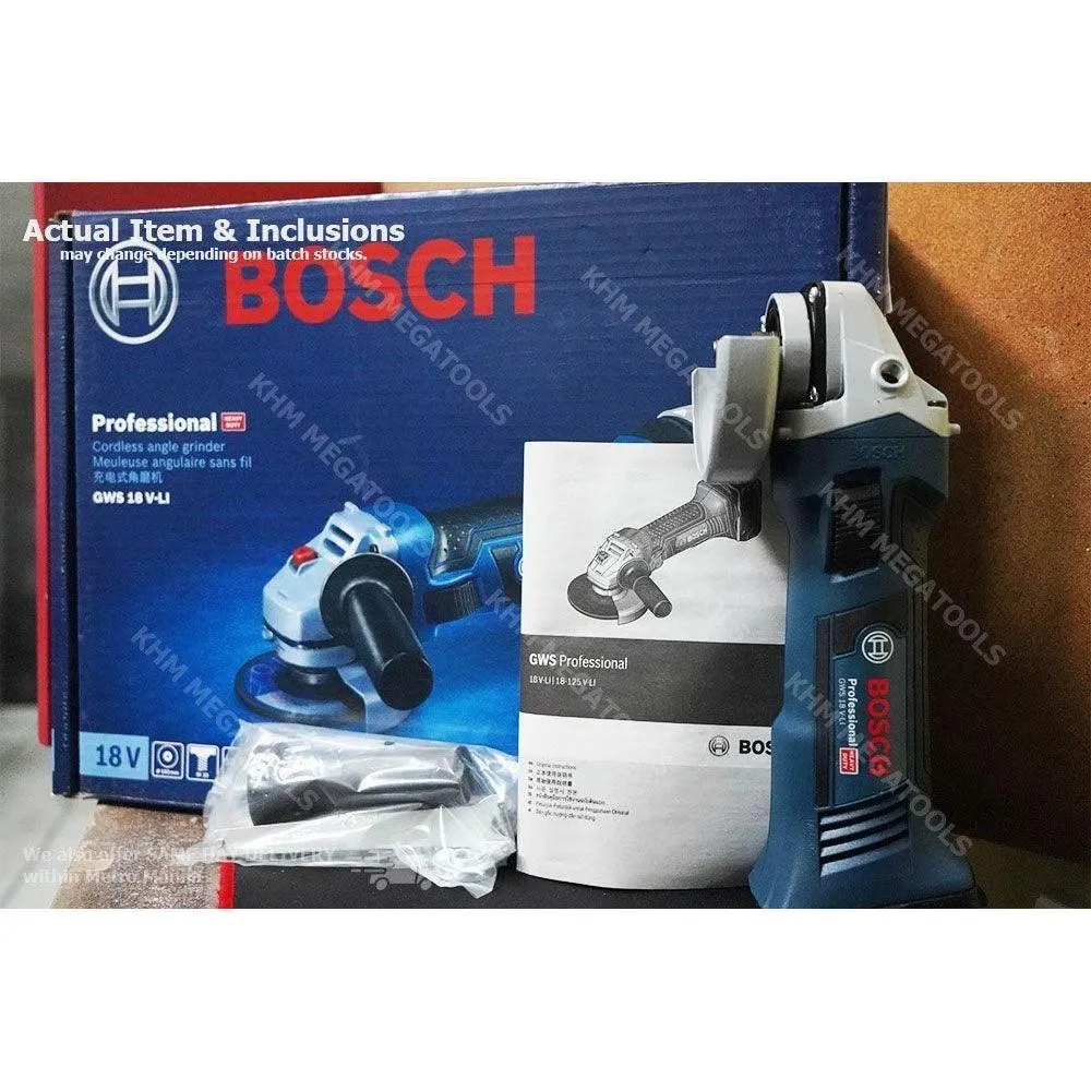 Bosch GWS 18 V Li Cordless Angle Grinder 18V (Bare)