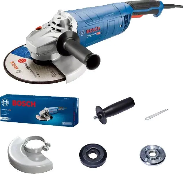 Bosch Gws 2400 J Professional Angle Grinder 23 Cm 6500 Rpm 2400 W 5.4 Kg