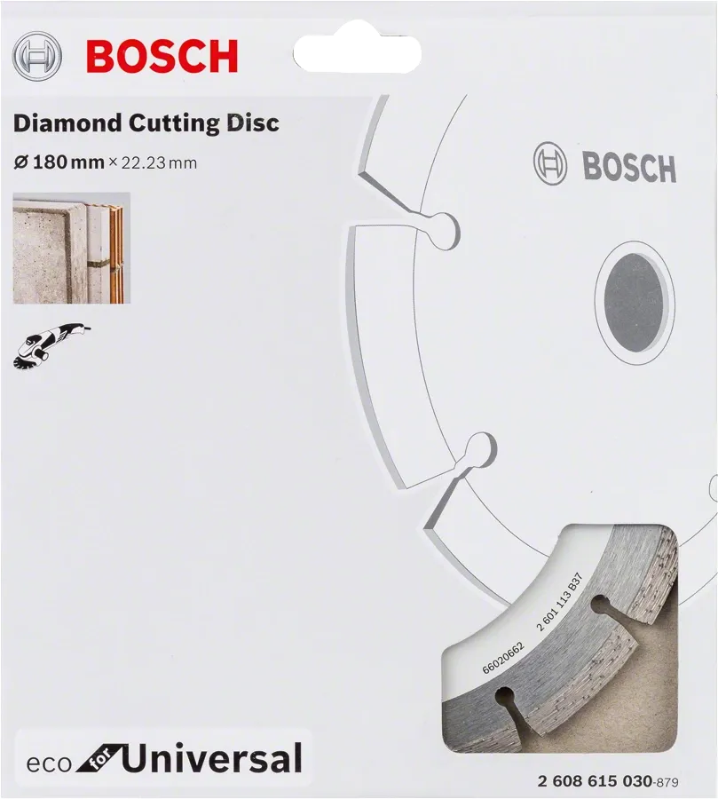 Bosch Professional | Cutting Disc Eco for Univ. 180 X 22,23mm Segmented