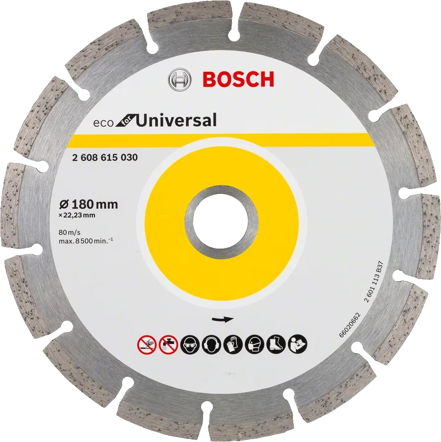 Bosch Professional | Cutting Disc Eco for Univ. 180 X 22,23mm Segmented