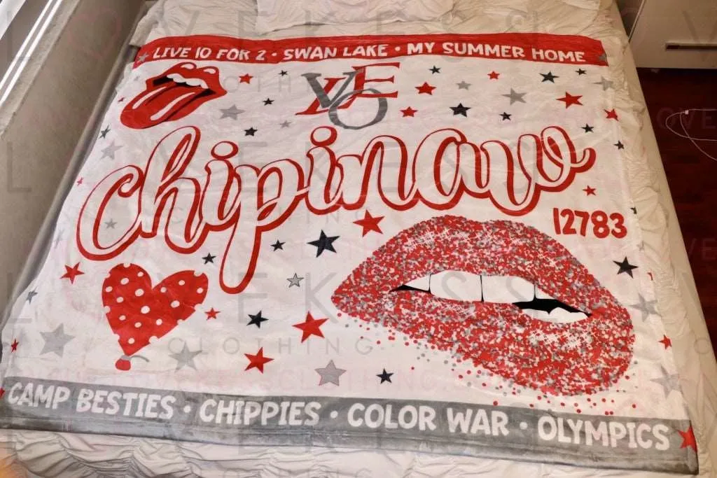 Camp Chipinaw Fleece Blanket