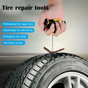 Car Tire Repair Rubber Strip Set Emergency Quick Repair Tool Motorcycle Electric Vehicle Vacuum Tire Repair Tool Set