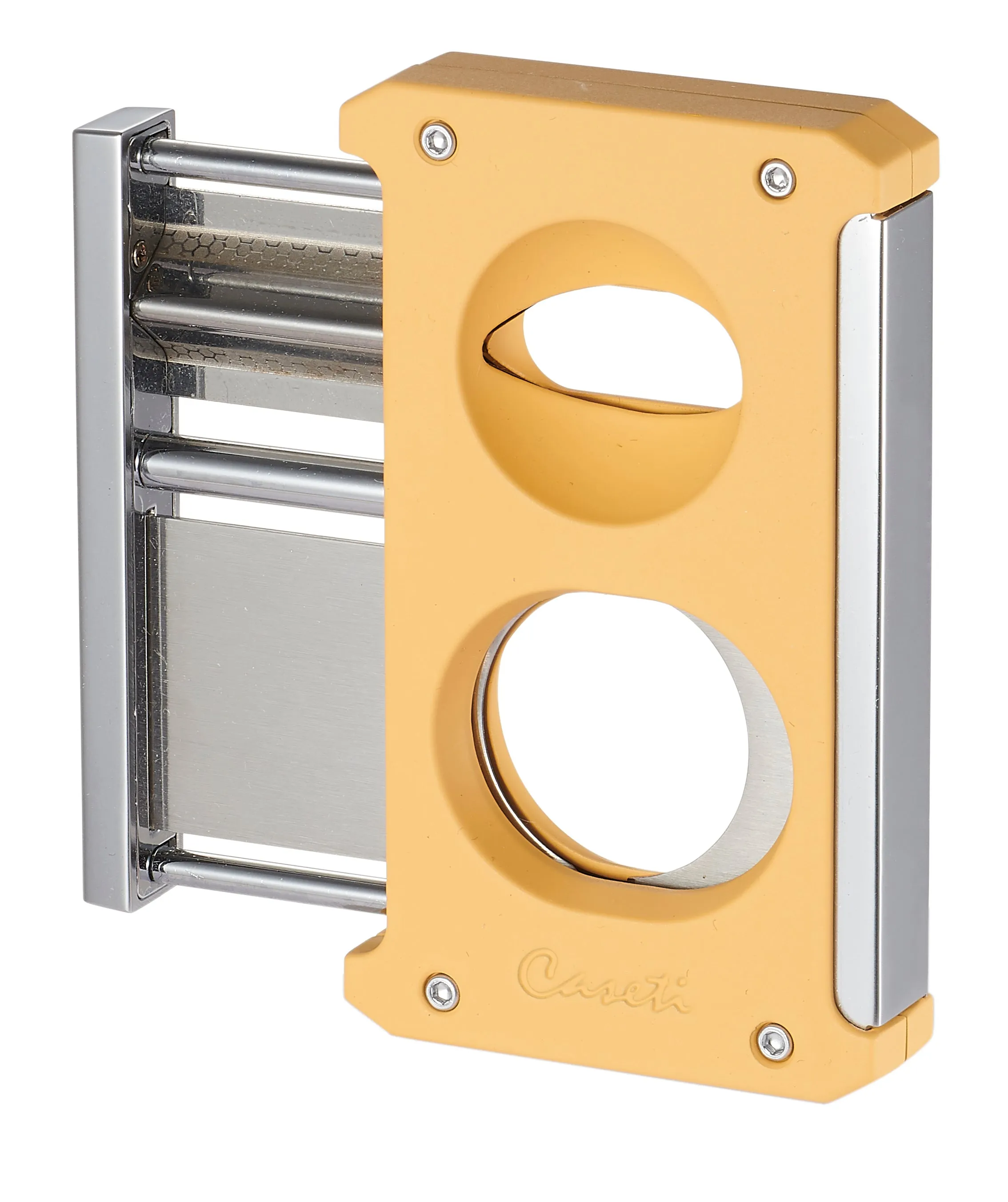 Caseti Trident Cigar Cutter 3-in-1 - Yellow