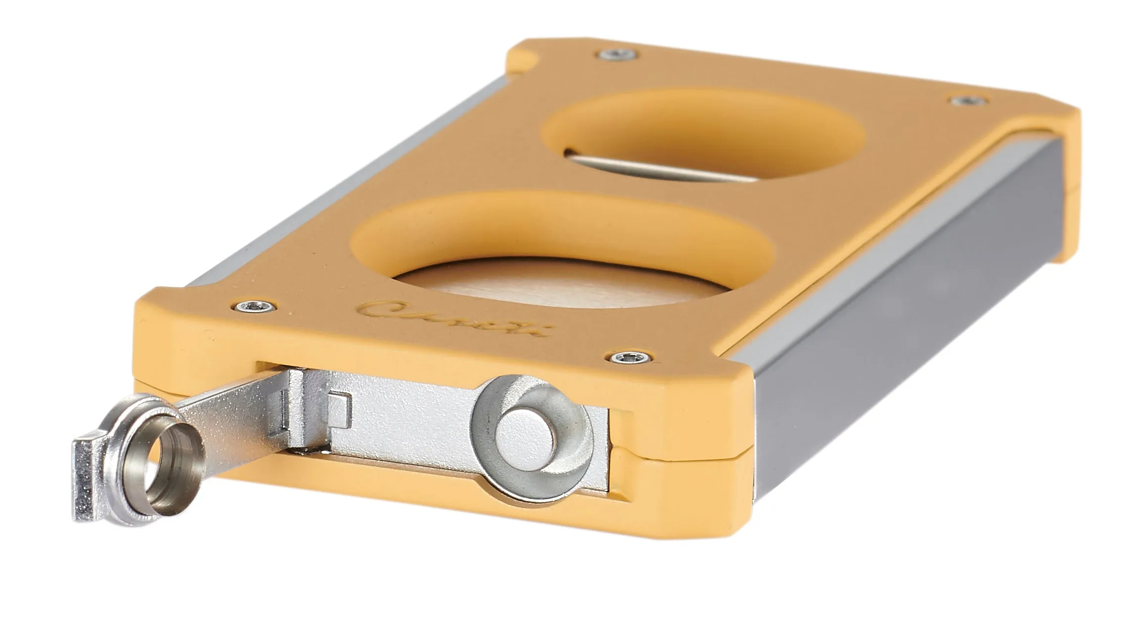 Caseti Trident Cigar Cutter 3-in-1 - Yellow