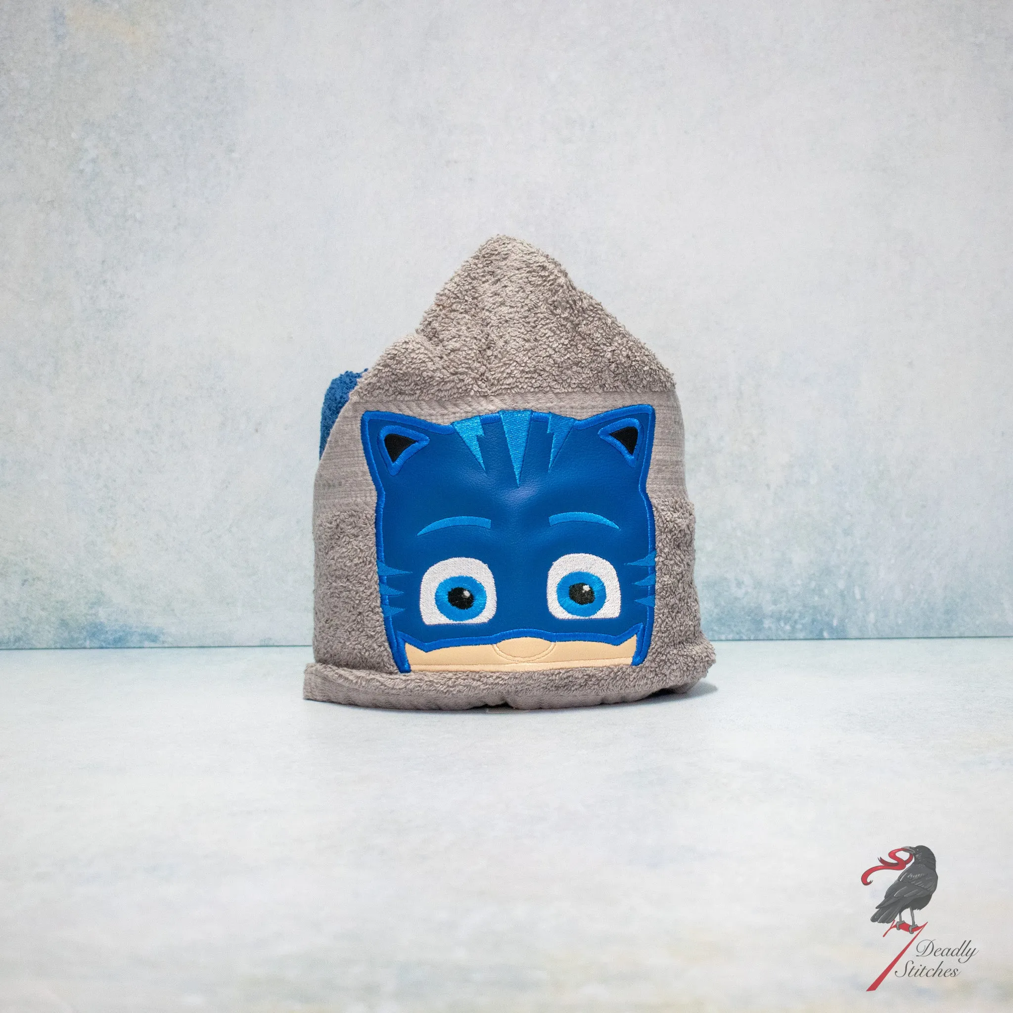 Cat Hero Hooded Bath Towel