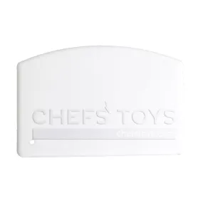 Chefs' Toys White Bowl Dough Scraper / Spatula