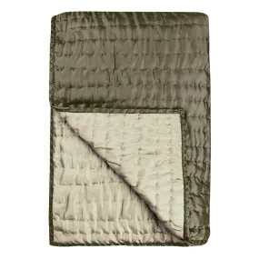 Chenevard Espresso & Birch Silk Quilts by Designers Guild