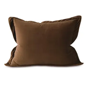 Chocolate Velvet Standard Sham 20x27